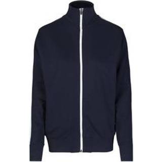 ID 0627 Sweat cardigan kontrast dame Navy S