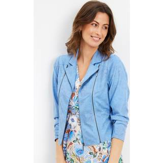 In Front Melina Jacket Blazer 15708 Blue (SMALL)
