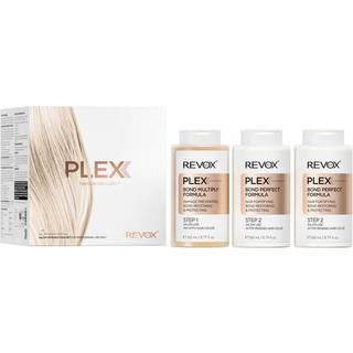 Revox B77 Plex Hair Rebuilding System Professional Set Sæt Til skadet og farvet hår til professionel brug 3x260 ml - 3x260 ml