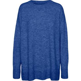 VERO MODA dame pullover VMFILUCA - Beaucoup Blue MELANGE - XS