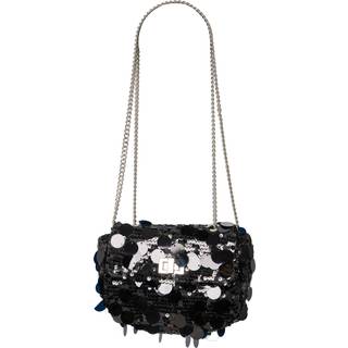 Nella Sequins Crossbody, Black