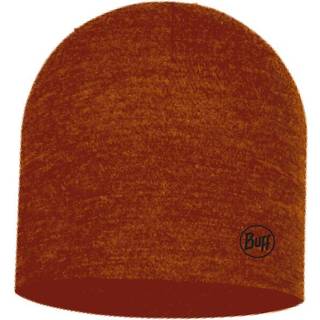 Buff Midweight Merino Beanie - One Size Unisex, Orange - Perfekt til løb og udendørs aktiviteter