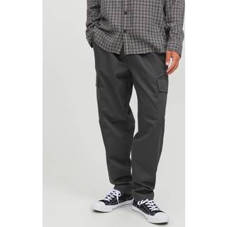JACK & JONES JACK & JONES Grey Wide Tapered Cargo Trousers