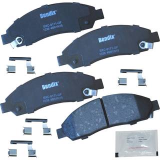 Bendix Priority1 CFC1039 Keramiske frontbremseklodser til Chevrolet Colorado 2008-2004 GMC Canyon 2008-2004 ISUZU I-280 2006 I-290 2008-2007 I-35