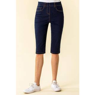 Roman Denim Stræk Knælængde Pedal Pusher ShortsEU 46 (UK 18)