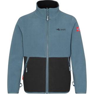 Trollkids Kid's Storfjord Jacket Fleecejakke Børn størrelse 110 farve grå