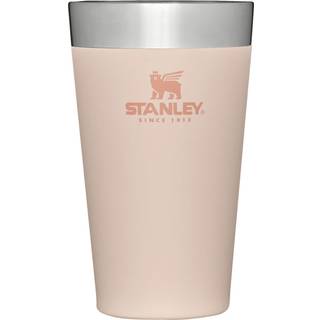 Stanley Adventure Inulsated Stacking Beer Pint Glass 16oz Rustfrit stål Dobbelt væg Robust metal Drikke Tumbler (Limestone)