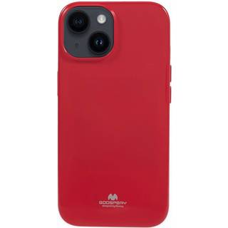 GOOSPERY iPhone 15 Fleksibelt Plastik Bagside Cover - Rød