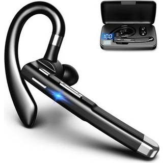 YYK-520 2nd Wireless Bluetooth 5.0 Single Ear Headset Car Earhook Business Earphone med opladningsetui