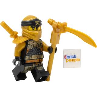 Lego Ninjago: Cole Crystalized Minifigure med dobbelt guldv?ben