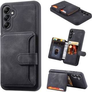 SKALO Samsung A54 5G PU-læder Cover med Pung - Sort