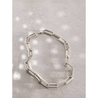 Mint Velvet Mint Velvet Silver Tone Square Necklace