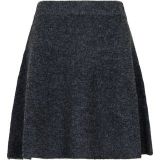 Gisa Striknederdel, Antracit, 34