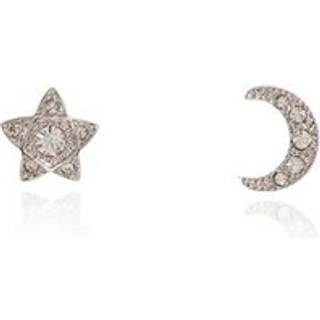 Cachet Cubic Zirconia Star And Moon Stud Earrings - J74138