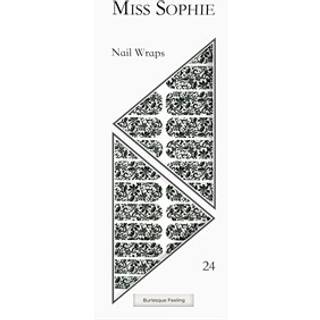 Miss Sophie Negle Neglefolier Burlesque Feeling Nail Wrap 24 Stk. (5,00 kr / 1 stk.) - 24 Stk.