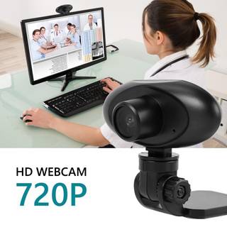 HD 720P USB-webkamera med indbygget mikrofon, 360 drejbar, til desktop og laptop, bredskærmsvideo til arbejde og hjemmebrug tilbehør