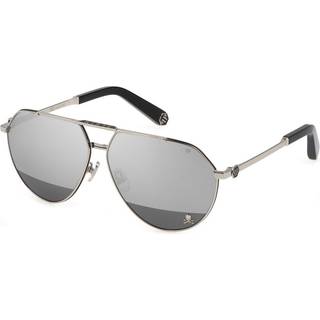 Philipp Plein SPP007M 583H 64 Solbriller Mænd Silver - Silver - 64mm