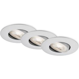 LED-indbygningsspot 7602 3 IP65 3.000 K krom mat