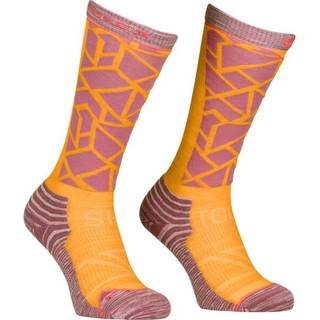Ortovox Women's Ski Tour Comp Long Socks Skisokker Damer størrelse 42-44 farve orange