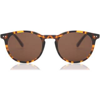 Round Fuld Kant Plast Tortoiseshell Solbriller Mænd - SmartBuy Collection - Tortoise - 47mm