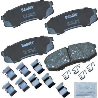 Bendix Priority1 CFC606 Keramiske bagbremseklodser til udvalgte modeller Lexus GX460 GX470 LX450 Mitsubishi Montero Montero Sport Toyota 4Runner