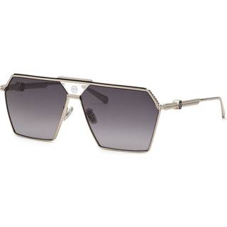 Philipp Plein SPP076M 0579 66 Solbriller Mænd Silver - Black Silver - 66mm