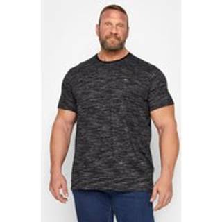 BadRhino Big & Tall BadRhino Big & Tall Black Injected Slub T-Shirt