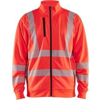 Blåkläder 3564 High vis Sweatshirt Half zip / High vis Sweatshirt Half zip - XS - High Vis Rød