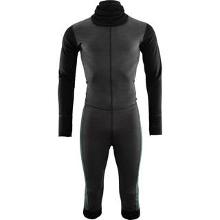 Aclima WarmWool Overall 3/4 Man Marengo/Jet Black/Green Gables, XL