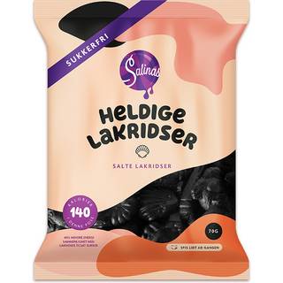 Salinas Heldige Lakridser (70g)