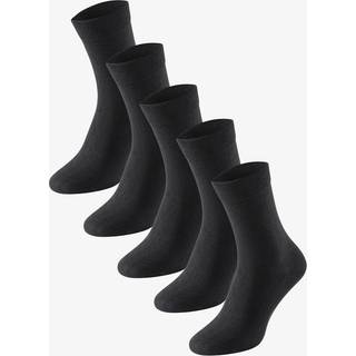 Schiesser 5-pak Women Socks - Black-2 - Str 39/42
