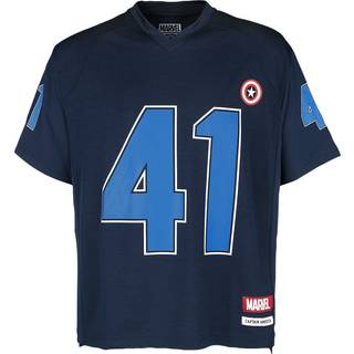 MARVEL - Captain America - T-Shirt Sports US Replica unisex (L)