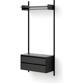 New Works Wardrobe Shelf 1 Reol Med Skuffer Sort Ask