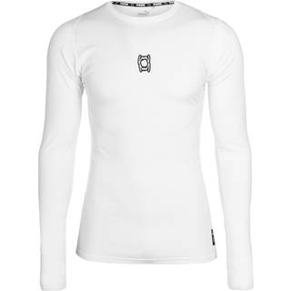 Men&#39;s Puma Hoops Team Long Sleeve Basketball T-Shirt, White, Size 3XL, Clothing - White - 3XL