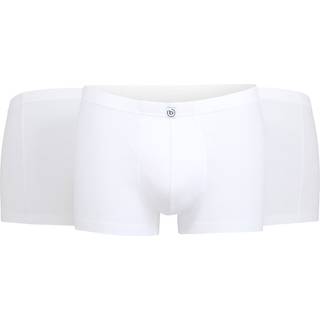 bugatti Herren Pants weiß Baumwolle & Mix unifarben