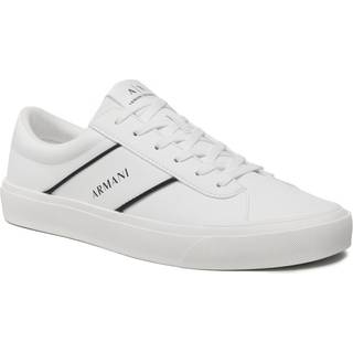 Armani Exchange Logo Trainers White