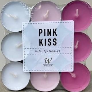 Windsor fyrfadslys med duft 18-pak - pink kiss (På lager i butik)