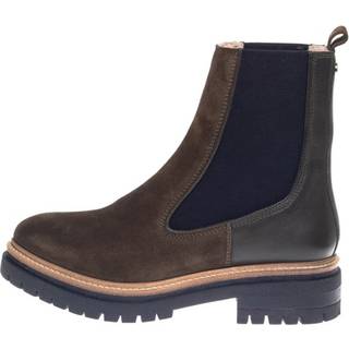 Copenhagen Shoes Dame Fall 21 Suede Mode støvler kakigrøn