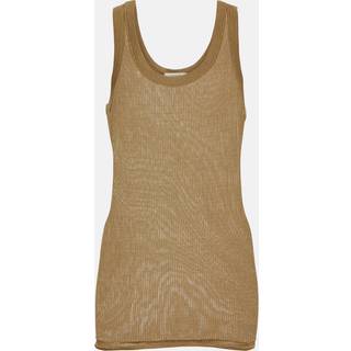 Lemaire Silk jersey tank top - brown - M