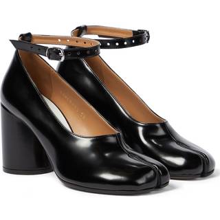 Tabi Leather Heels in Black - 38.5