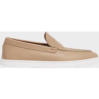 Christian Louboutin Varsiboat leather loafers - beige - EU 47
