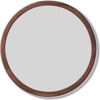 Fredericia Furniture Silhouette Spejl Walnut Ø55