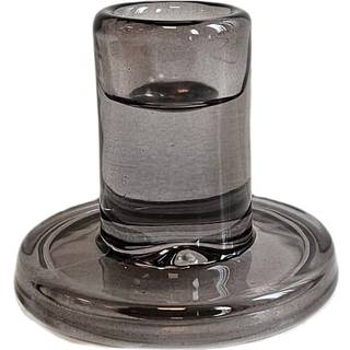 Lysestage H:6 cm - grå (På lager i varehus)