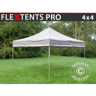 Foldetelt FleXtents Easy up pavillon PRO Steel 4x4m Hvid