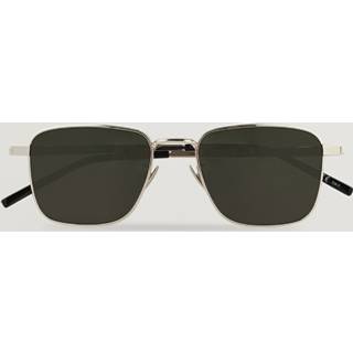 SAINT LAURENT Unisex SL 529 002 Solbriller Metal Sølv Grå Firkantet Normal - Sølv