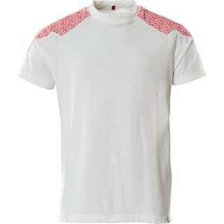 MASCOT FOOD & CARE T-shirt, kortærmet, hvid/signalrød - L