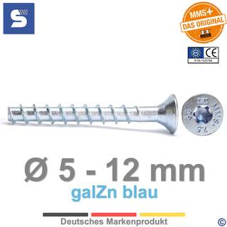Heco Multi-Monti-plus 917205030571 Betonskrue MULTI-MONTI+ F, FZB 5/1 x 30 mm, TX 25, 200-pak