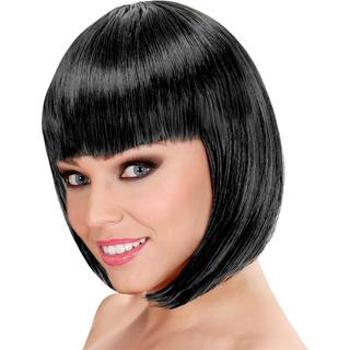 Lou Lou Bob Perücke Schwarz