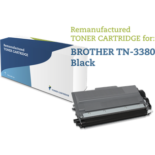 Sort lasertoner - Brother 3380 - 12.000 sider