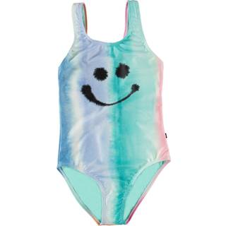 Molo Nika Badedragt Colorful Smile 98 cm  Blå  98 cm  kvinde